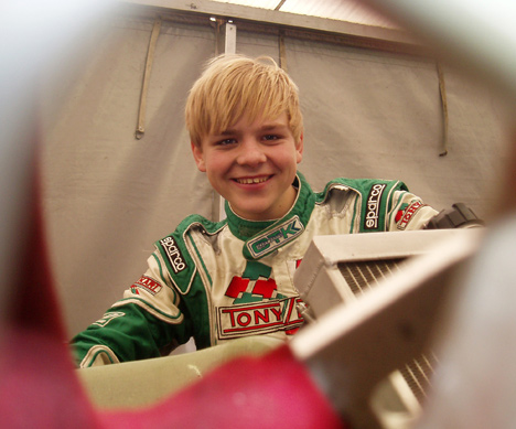 Som fabrikskører for italienske Tony Kart har 2011 budt på masser af udfordringer for Christian Sørensen.